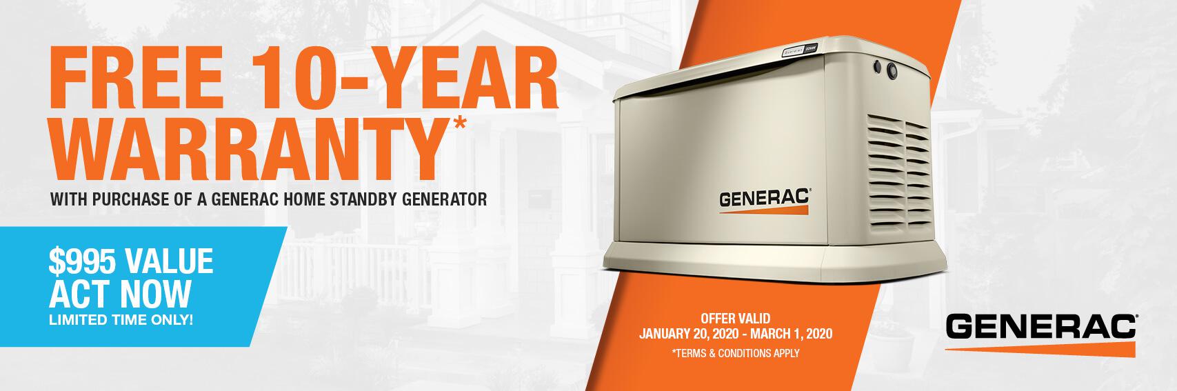 Homestandby Generator Deal | Warranty Offer | Generac Dealer | Orange Beach, AL